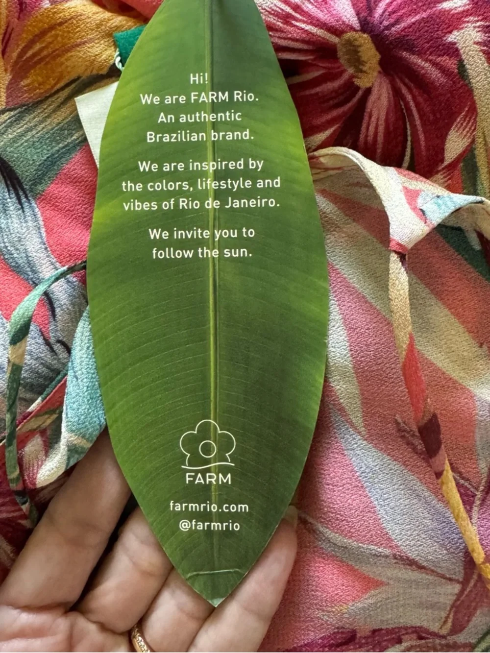 Farm Rio Lotus Floral Halter Maxi Dress NWT Size M Flowy Resort Vacay Tropical - Picture 8 of 15
